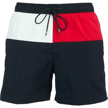 Tommy Hilfiger TH CORE FLAG-MEDIUM DRAWSTRING Pánské plavecké šortky, tmavě modrá, velikost