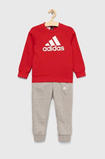 Dětská tepláková souprava adidas LK BOS JOG červená barva
