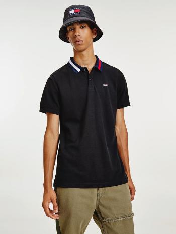 Tommy Jeans Polo triko Černá