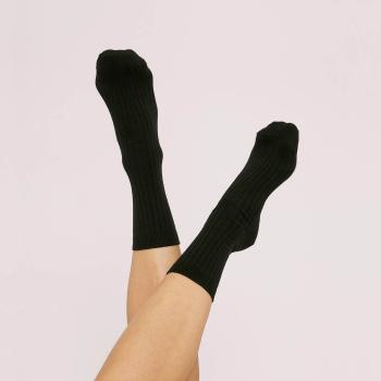 Sada 2 ks – Žebrované ponožky Organic Cotton Rib Socks – 39–42