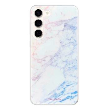 Odolné silikonové pouzdro iSaprio - Raibow Marble 10 - Samsung Galaxy S23+ 5G