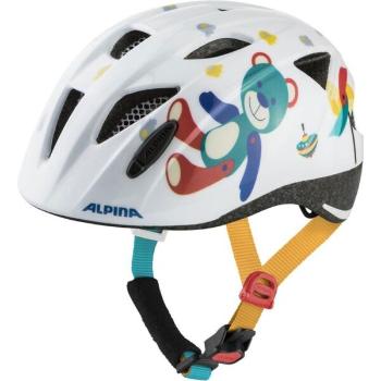Alpina Sports XIMO Dětská cyklistická helma, bílá, velikost (49 - 54)
