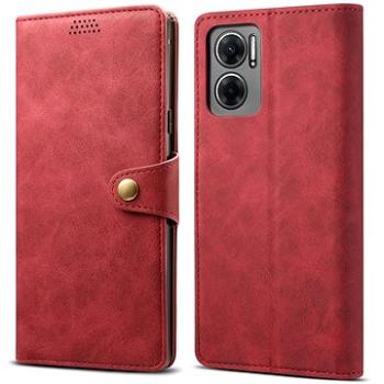 Lenuo Leather flipové pouzdro pro Xiaomi Redmi 10 5G, červená (348315)