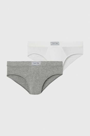 Dětské slipy Calvin Klein Underwear 2-pack bílá barva