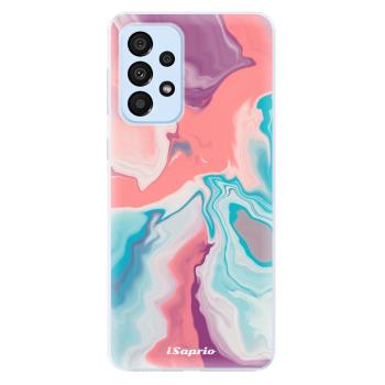 Odolné silikonové pouzdro iSaprio - New Liquid - Samsung Galaxy A33 5G