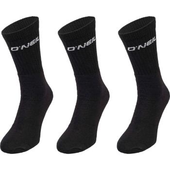 O'Neill SPORTSOCK 3P Unisex ponožky, černá, velikost 43-46