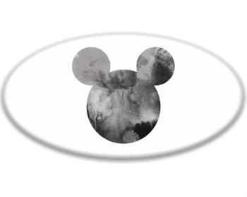 3D samolepky ovál - 5ks Mickey Mouse