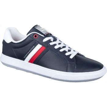 Tommy Hilfiger ESSENTIAL LEATHER CUPSOLE Pánské tenisky, tmavě modrá, velikost 46