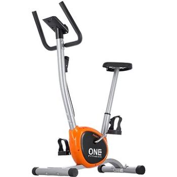 ONE Fitness RW3011 stříbrno-oranžový mechanický rotoped  (17-00-010)