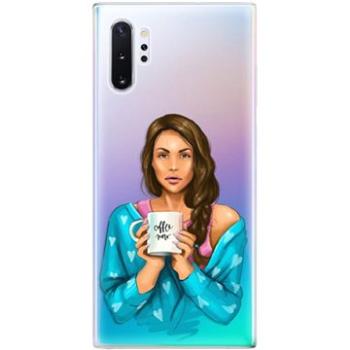 iSaprio Coffe Now - Brunette pro Samsung Galaxy Note 10+ (cofnobru-TPU2_Note10P)