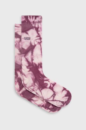 Ponožky Vans pánské, fialová barva