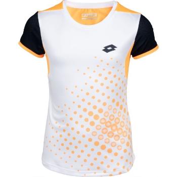 Lotto TOP G IV TEE 1 Dívčí tenisové tričko, bílá, velikost S