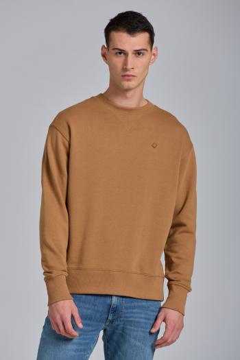 MIKINA GANT D1. ICON G ESSENTIAL C-NECK SWEAT hnědá L