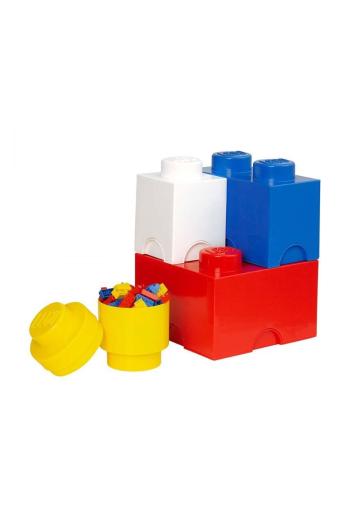 Sada skladovacích nádob s víkem Lego 4-pack