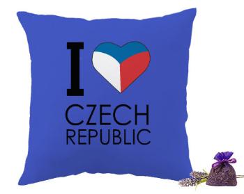 Levandulový polštář I love Czech republic