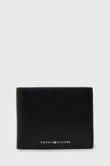 Kožená peněženka Tommy Hilfiger , černá barva