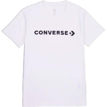 Converse CF STRIP WORDMARK SS TEE Dámské tričko, bílá, velikost L