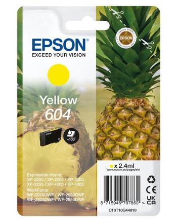 EPSON ink bar Singlepack "Ananas" Yellow 604 Ink, BAR 130 stran