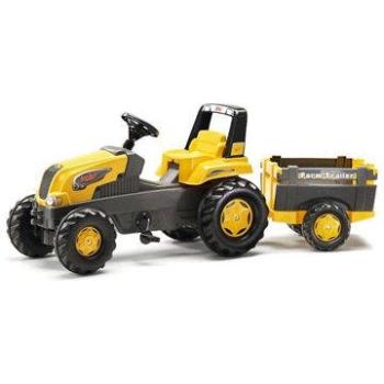 Rolly Toys Šlapací traktor Rolly Junior s Farm vlečkou žlutý (4006485800285)