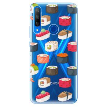 Odolné silikonové pouzdro iSaprio - Sushi Pattern - Huawei Honor 9X