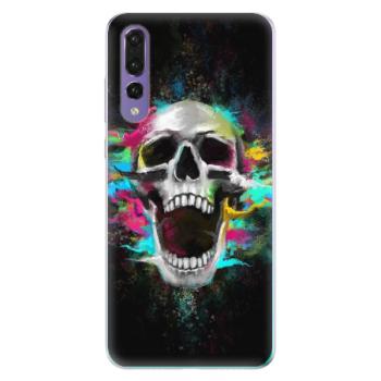 Odolné silikonové pouzdro iSaprio - Skull in Colors - Huawei P20 Pro