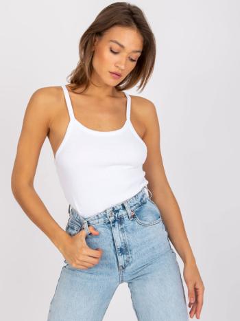 BÍLÝ CROP TOP MARIANA -EM-TP-585.78-WHITE Velikost: ONE SIZE