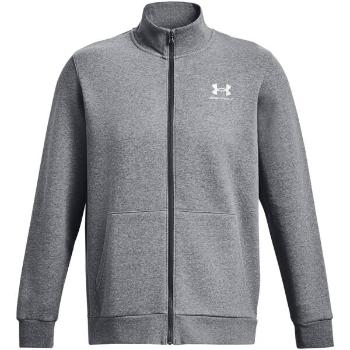 Under Armour ESSENTIAL FLEECE NOVELTY TRACK Pánská mikina, tmavě šedá, velikost