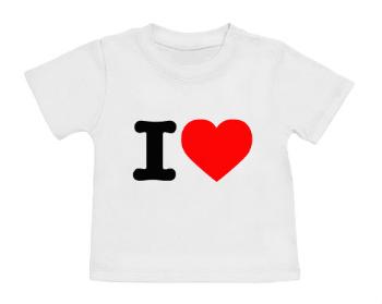 Tričko pro miminko I love