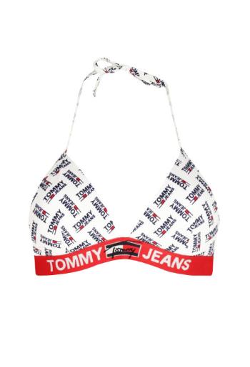 Tommy Hilfiger Tommy Jeans dámská bílá horní část bikin TRIANGLE FIXED