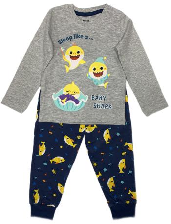 EPlus Chlapecké pyžamo - Baby Shark šedé Velikost - děti: 92