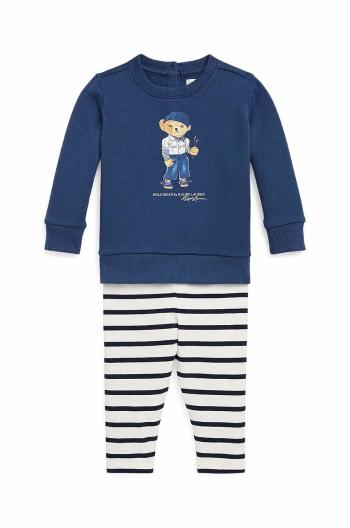 Kojenecká sada Polo Ralph Lauren tmavomodrá barva