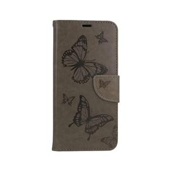 TopQ Xiaomi Poco M3 knížkové Butterfly šedé 63519 (Sun-63519)