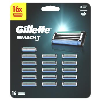 Gillette Mach3 Pánské náhradní holicí hlavice 16 ks