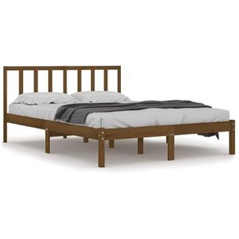 Rám postele medově hnědý masivní borovice 160 × 200 cm, 3105084 (3105084)