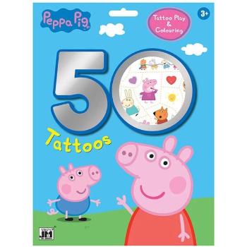 PRASÁTKO PEPPA 50+ TATTOOS Tetovací set, mix, velikost