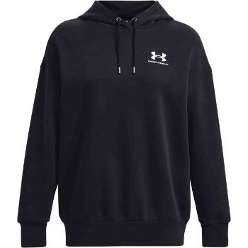 Under Armour ESSENTIAL FLC OS HOODIE Dámská mikina, černá, velikost