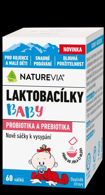 NatureVia Laktobacílky baby sáčky 60 ks