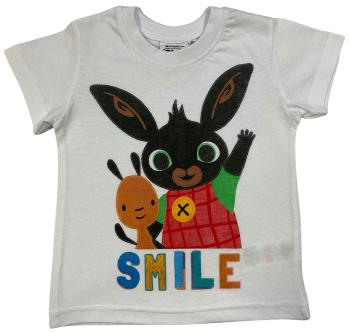 Setino Chlapecké tričko - Bing Smile bílé Velikost - děti: 122