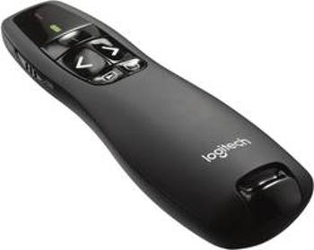 Prezentér vč. laserového ukazovátka Logitech R400 910-001356, černá