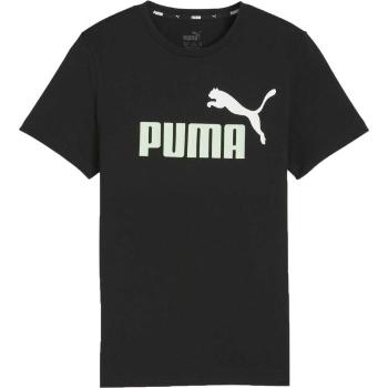 Puma ESSENTIALS+2 COL LOGO TEE Dětské triko, černá, velikost