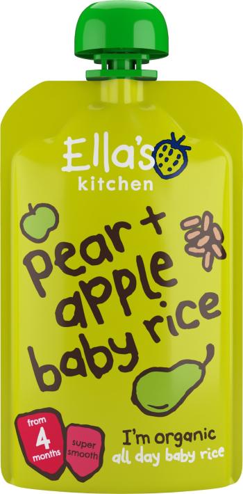 Ella's Kitchen BIO Dětská rýže, hruška a jablko 120 g