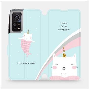 Flipové pouzdro na mobil Xiaomi MI 10T Pro - MH11S Kočička - I want to be a catcorn or a marmaid (5903516465507)