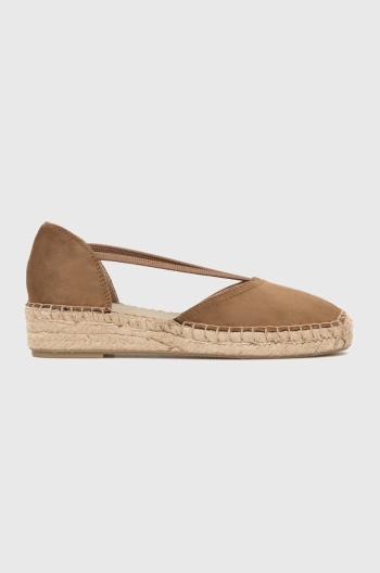 Espadrilky Answear Lab hnědá barva, na platformě