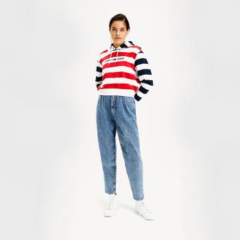 Tommy Jeans dámská mikina Multistripe - S (0A6)