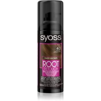 Syoss Root Retoucher tónovací barva na odrosty ve spreji odstín Dark Brown 120 ml