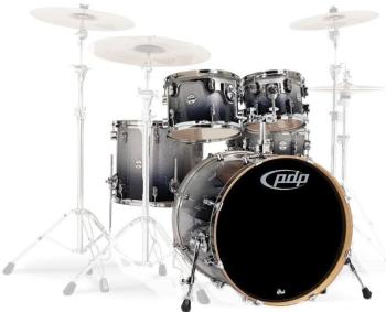 PDP by DW Concept Shell Pack 5 pcs 22" Silver to Black Sparkle Akustická bicí sada