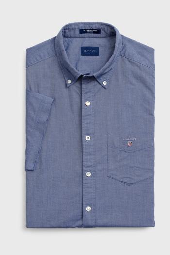 KOŠILE GANT REG OXFORD SHIRT SS BD modrá 4XL