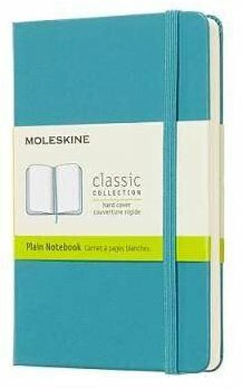 Moleskine Zápisník modrozelený L, čistý, měkký