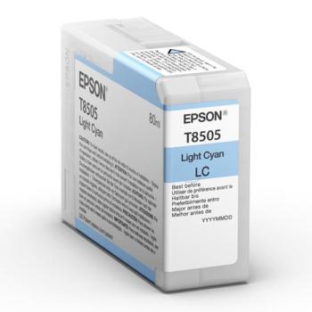 EPSON T8505 (C13T850500) - originální cartridge, světle azurová, 80ml