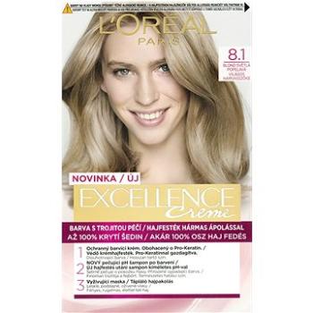 ĽORÉAL PARIS Excellence Creme 8.1 Blond světlá popelavá (3600520616711)